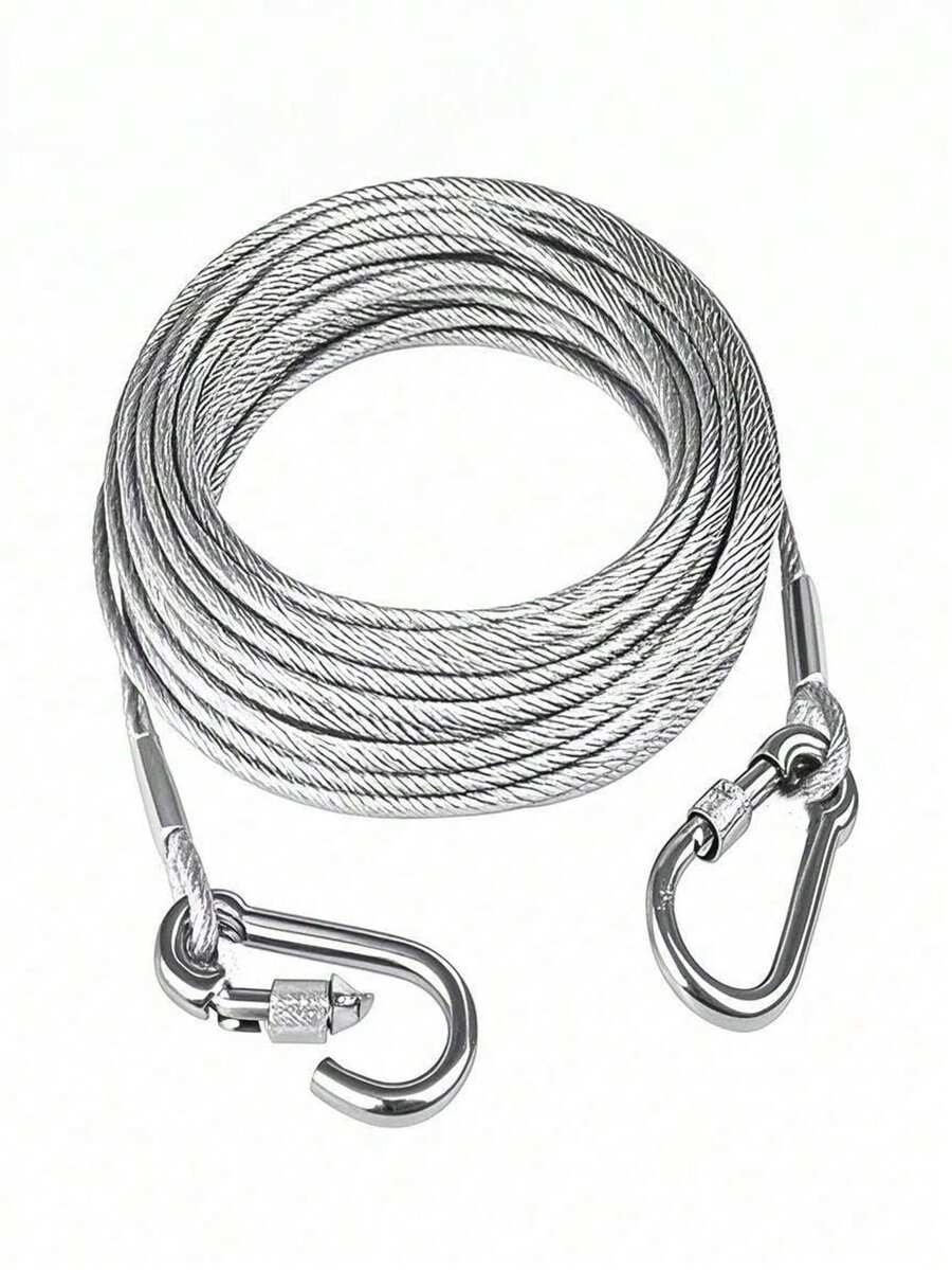 1,5 mm Cable de acero con 20 piezas de ganchos dobles