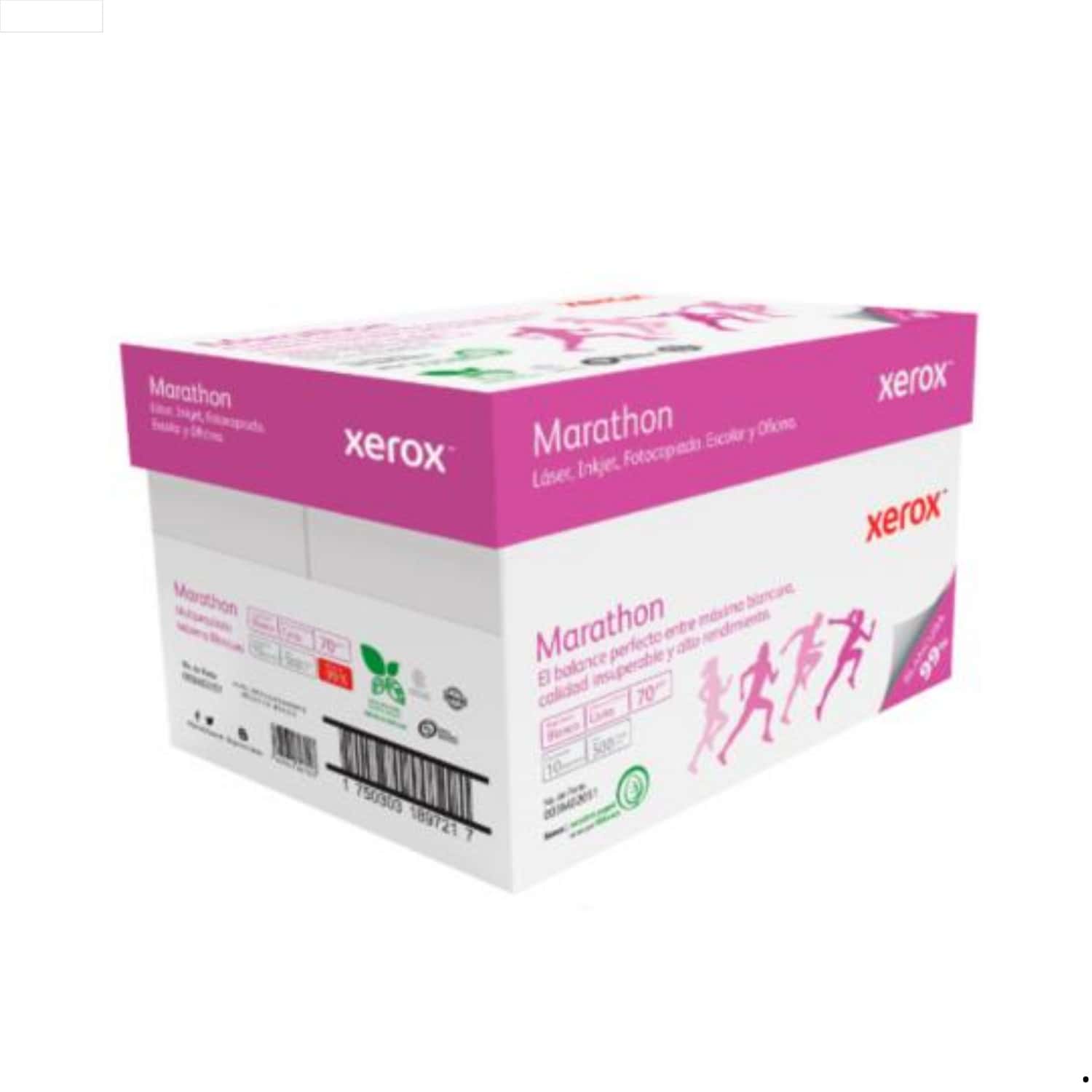 Caja con 10 paquetes de papel bond