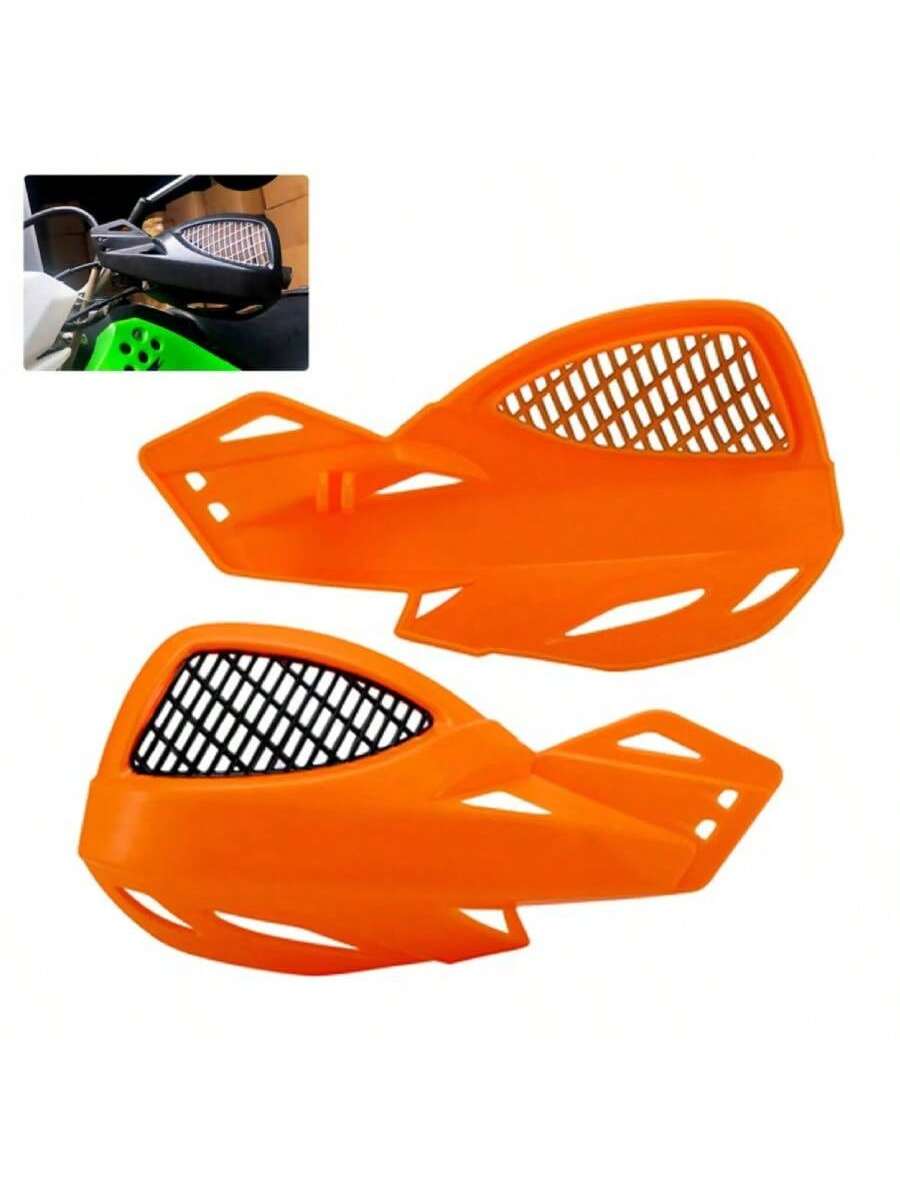 Protector De Puño Cubre Puños Moto Un Par Hn01 Naranja