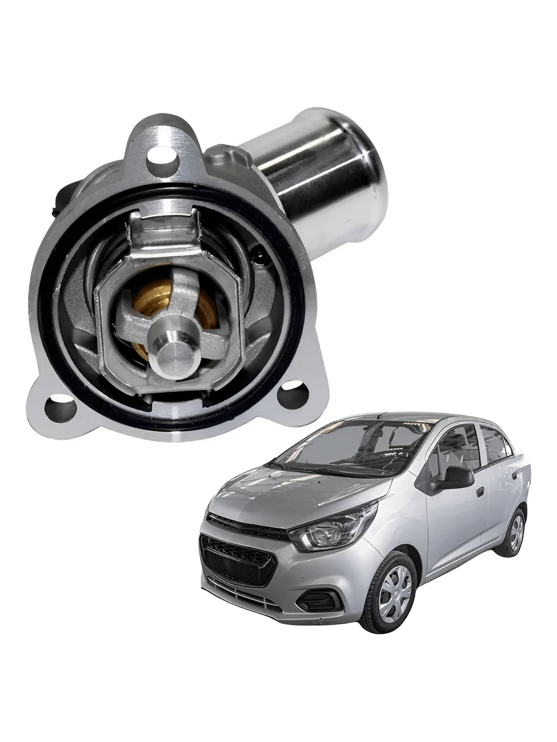 Termostato Refrigerante Spark Beat Motor 1.2l Sensor Disipador Calor 25192923