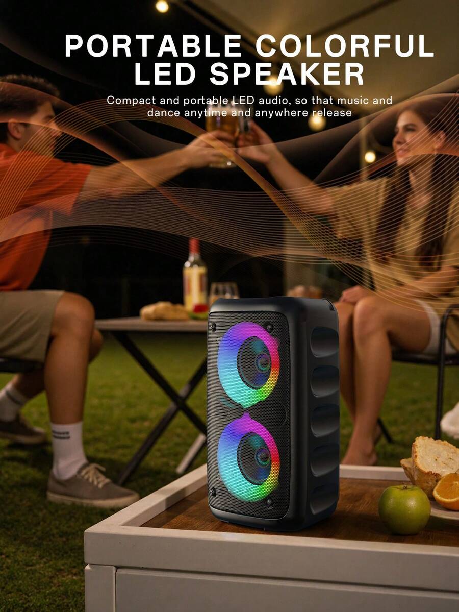 Kinglucky Altavoz inalámbrico con subwoofer