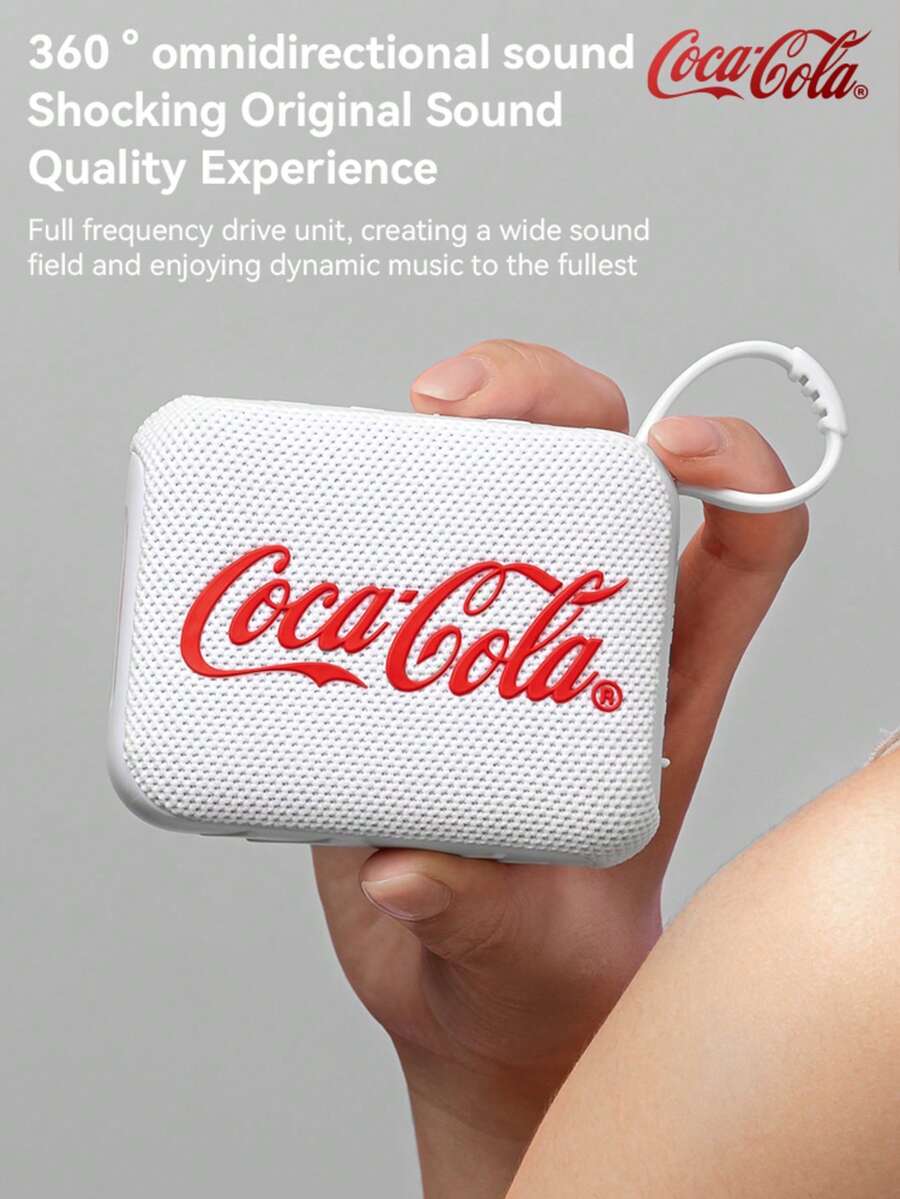 Coca Cola Altavoz Bluetooth compacto y portátil