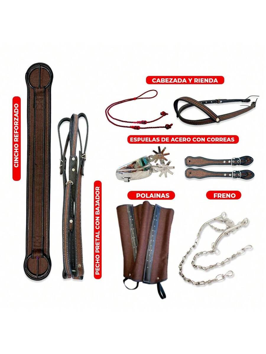 Montura Silla Charra para Caballo