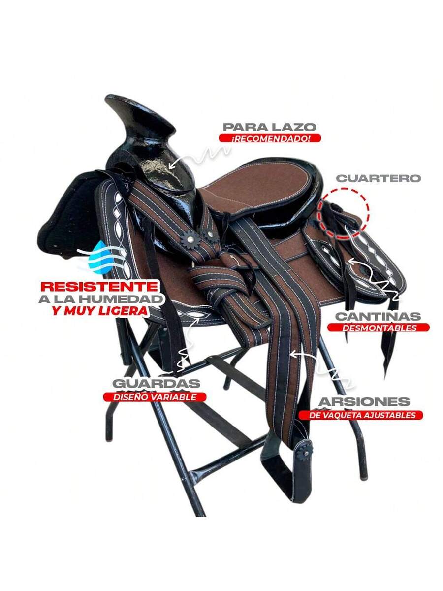 Montura Silla Charra para Caballo