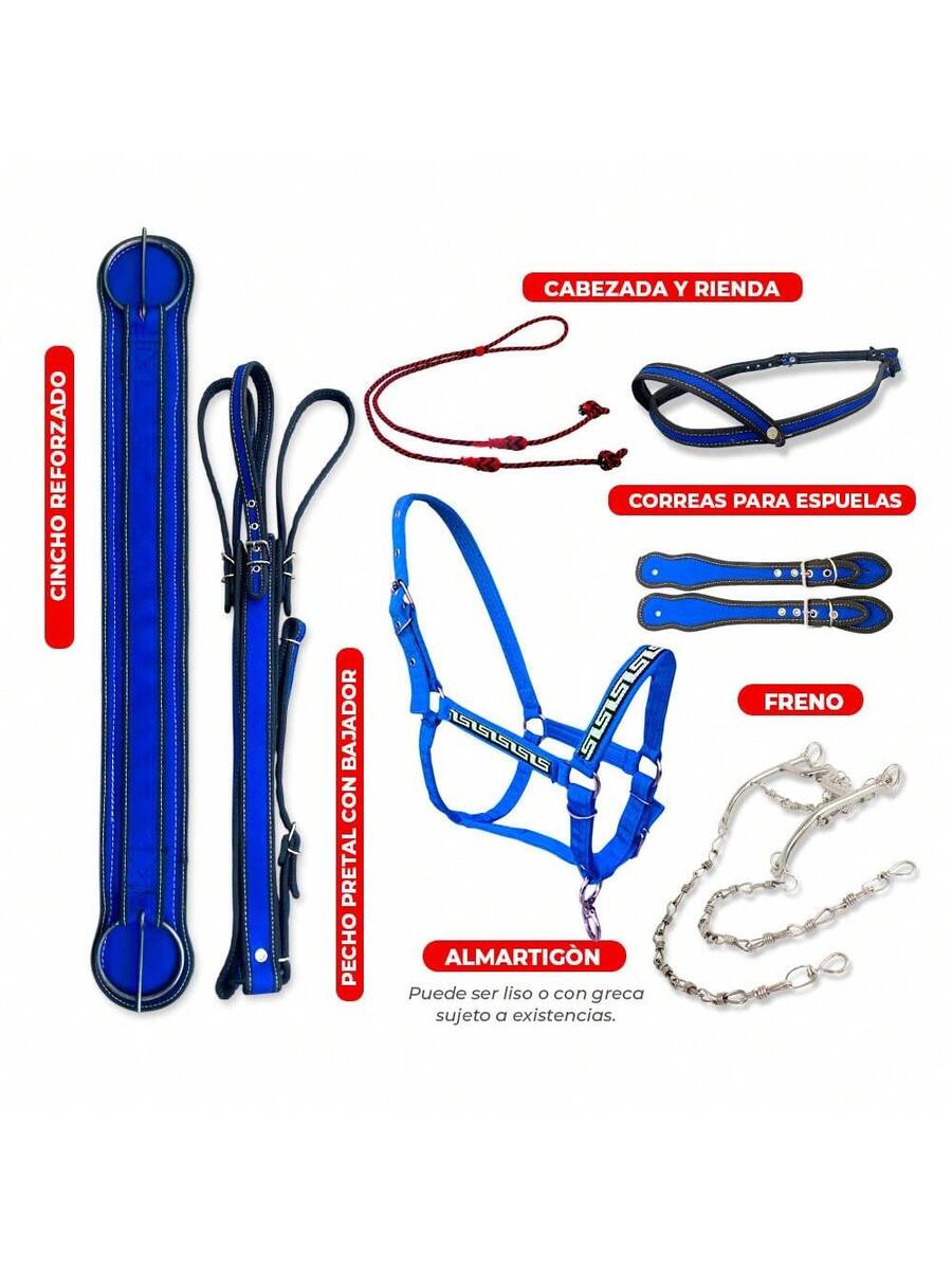 Montura Silla Charra de Lona Fuste