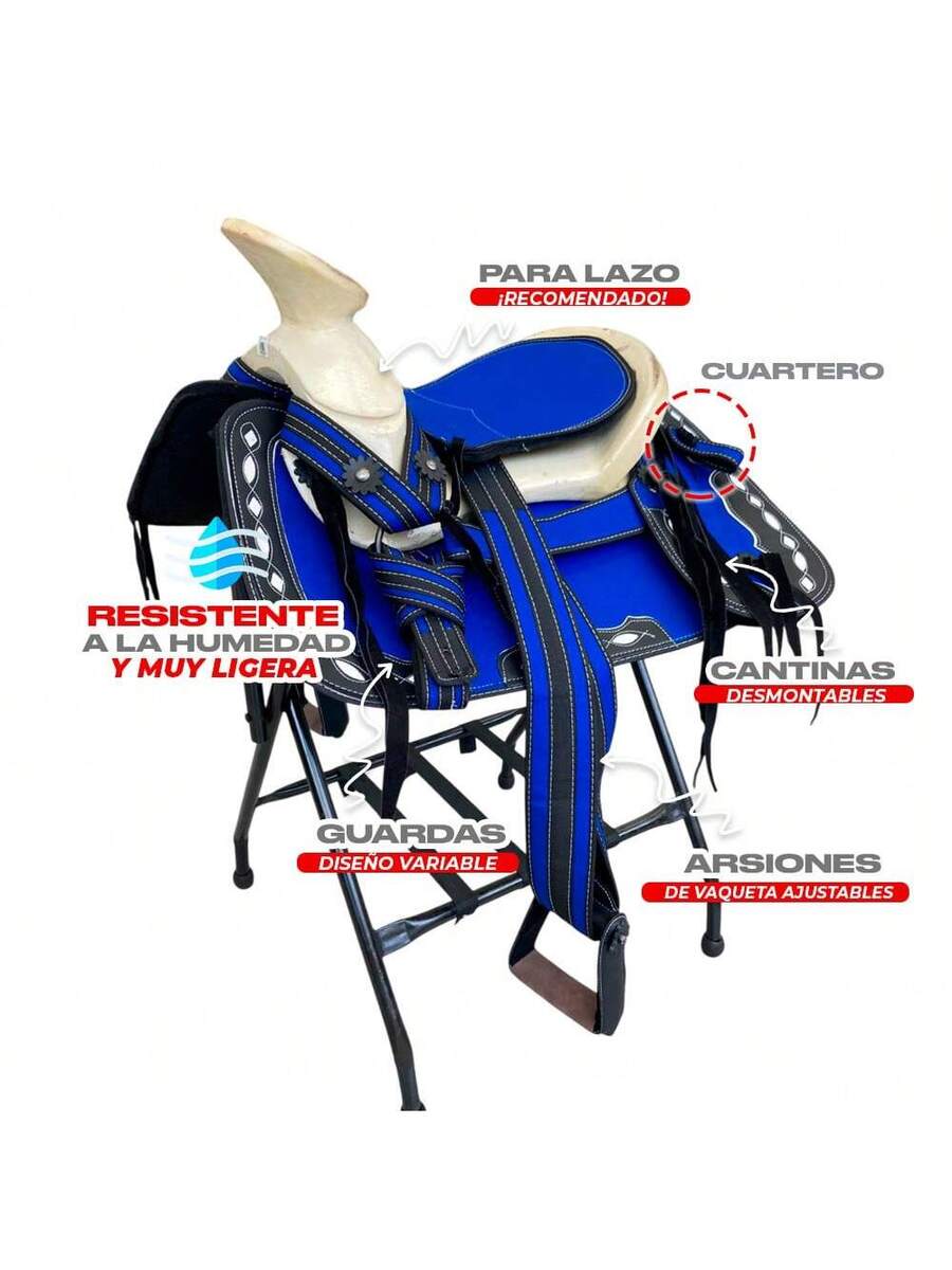 Montura Silla Charra de Lona Fuste