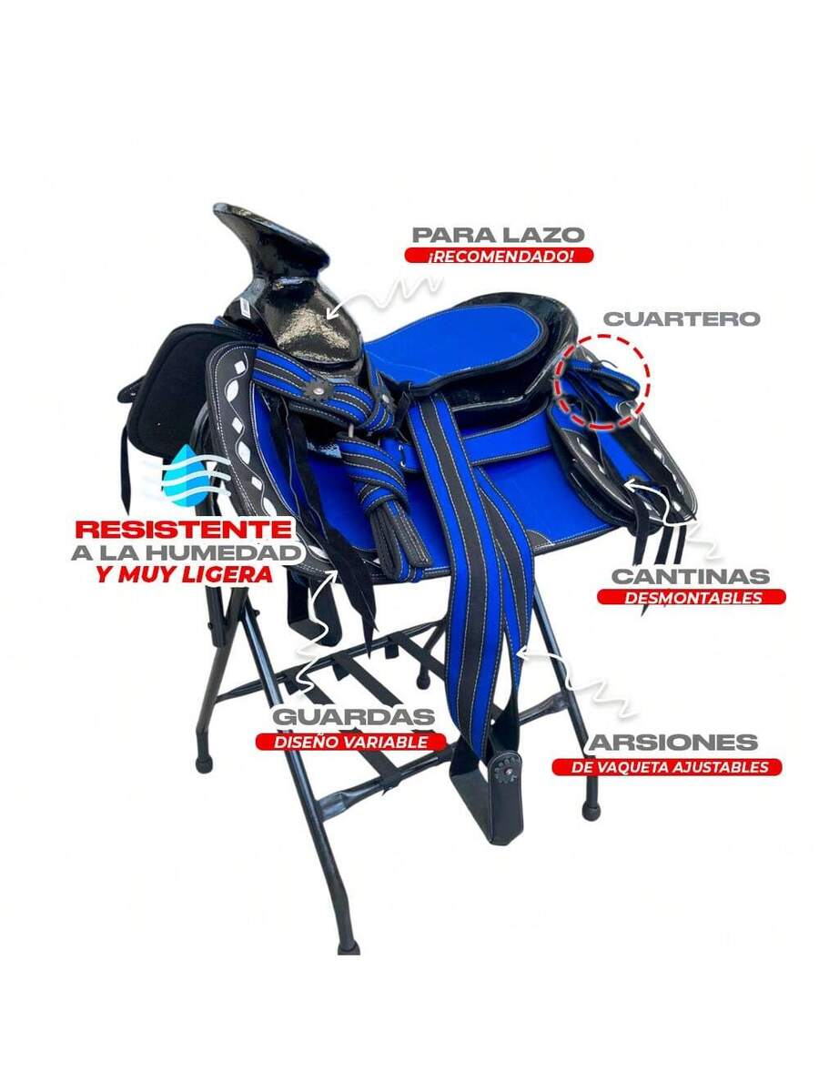 Montura Silla Charra de Lona Fuste