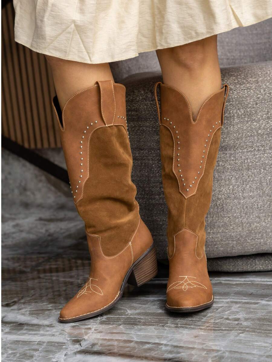 Bota vaquera estilo western