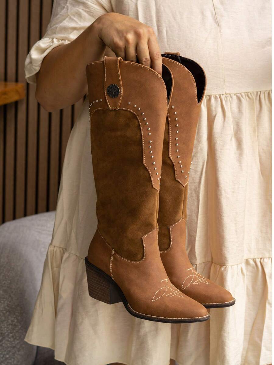 Bota vaquera estilo western