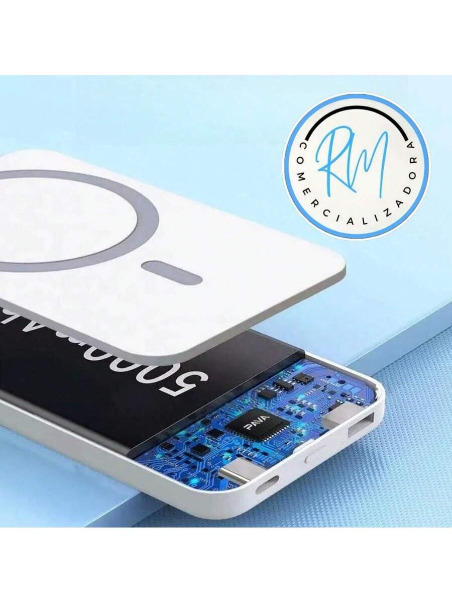 Batería MagSafe Más Potente de 10,000 mAh Reales con Carga Rápid