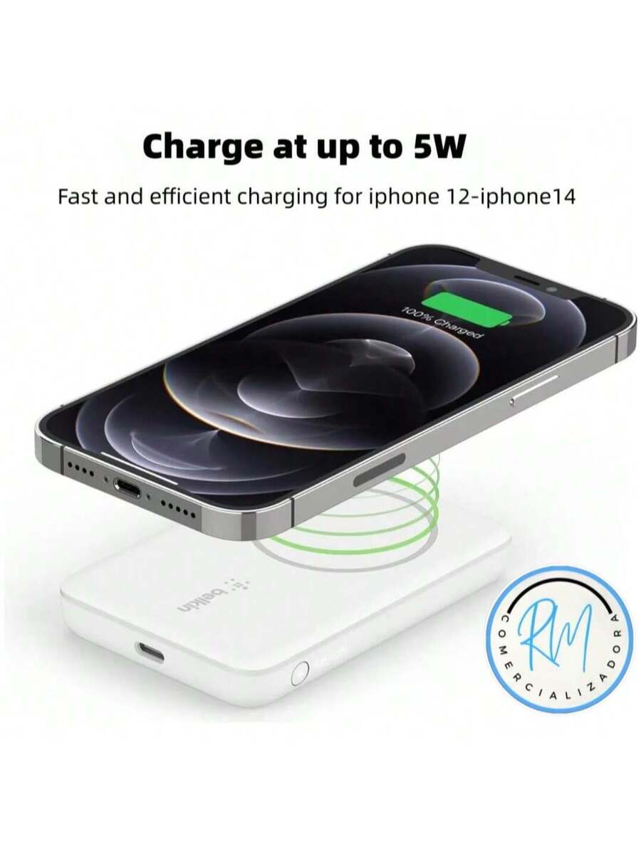 Batería MagSafe Más Potente de 10,000 mAh Reales con Carga Rápid