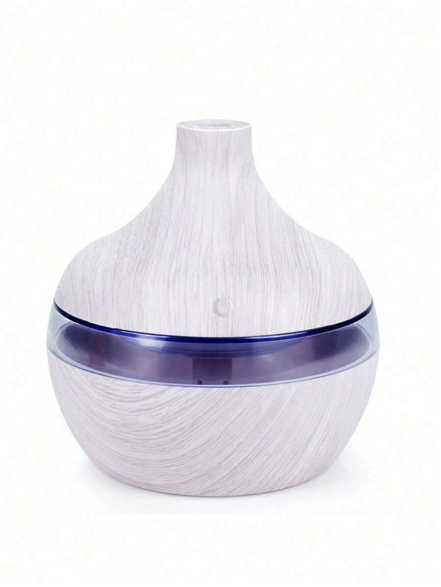 Humidificador con grano de madera y luz nocturna
