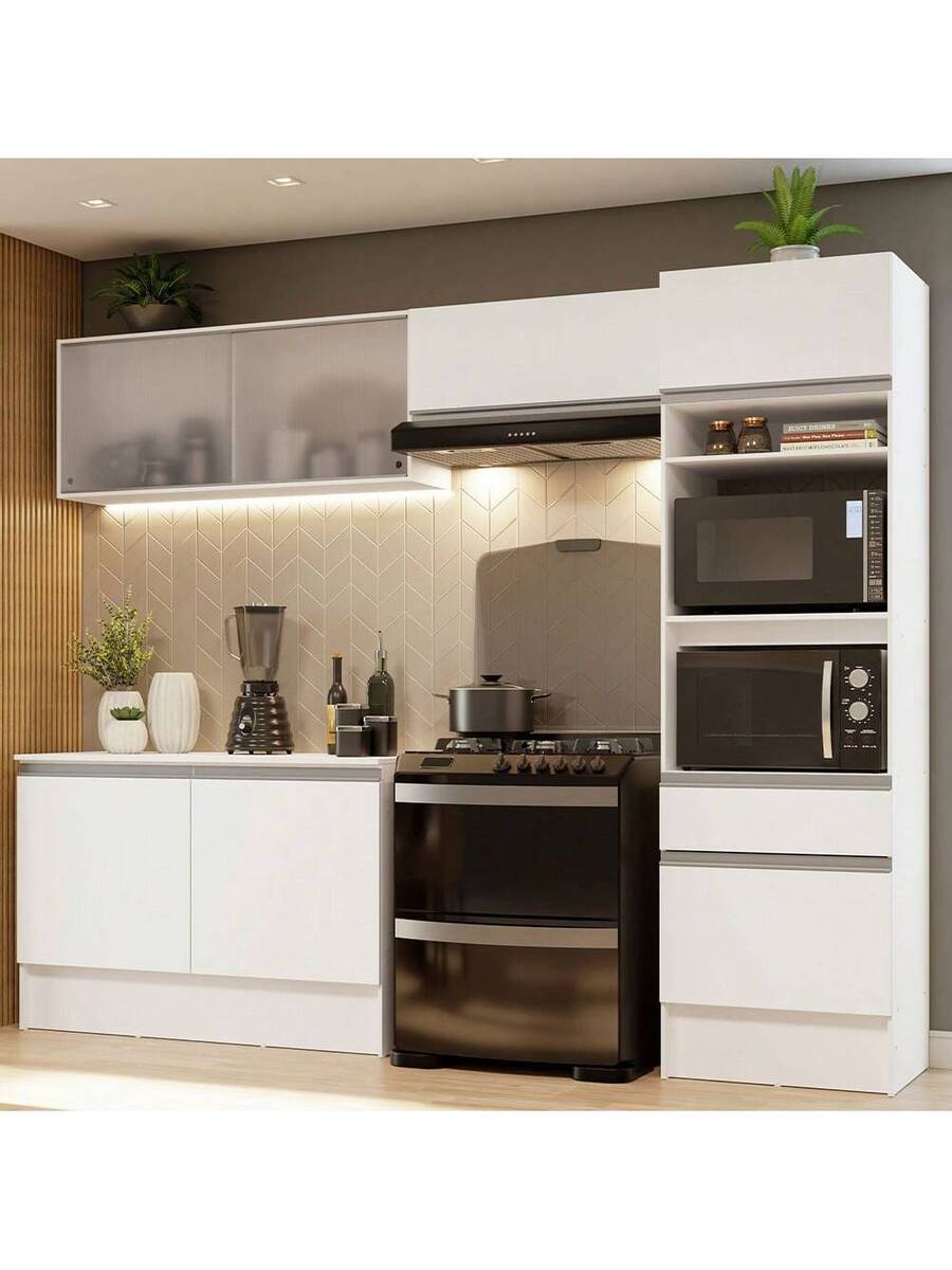 Cocina Integral Completa Modular Madesa Topazio 260cm