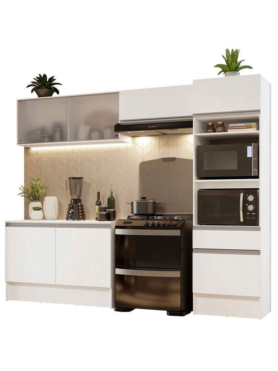 Cocina Integral Completa Modular Madesa Topazio 260cm