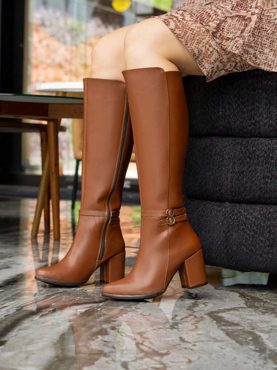 Botas de media caña elegantes para uso diario