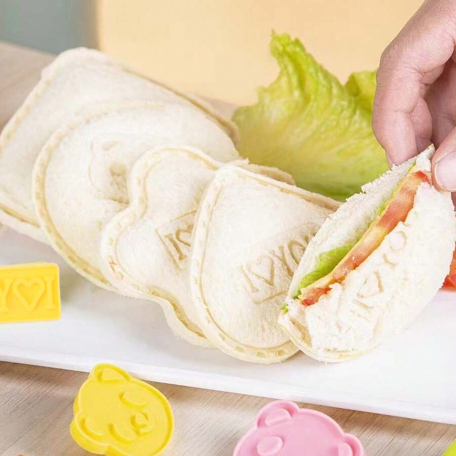 Juego de 10 Cortadores y Selladores de Sándwich