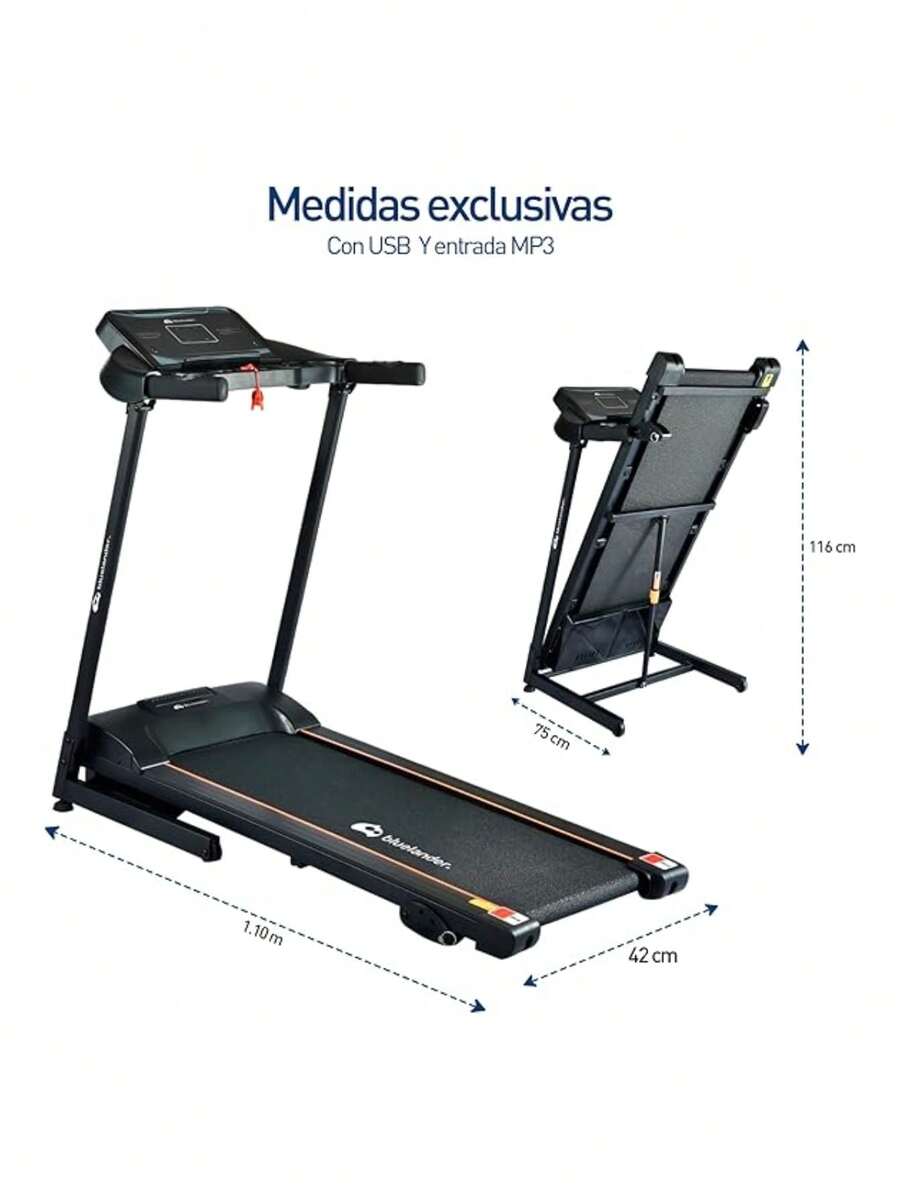 Caminadora Electrica Plegable. Bluelander