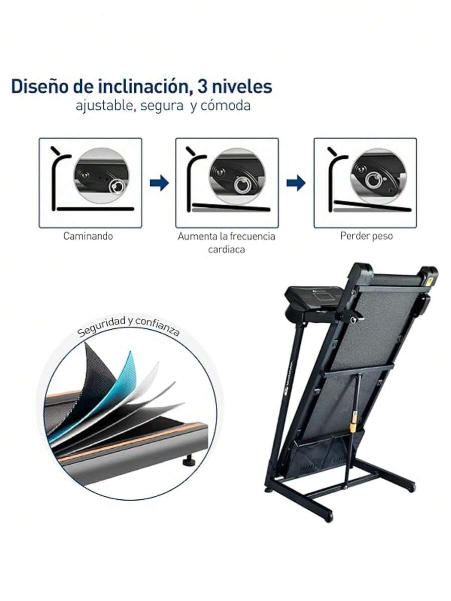 Caminadora Electrica Plegable. Bluelander
