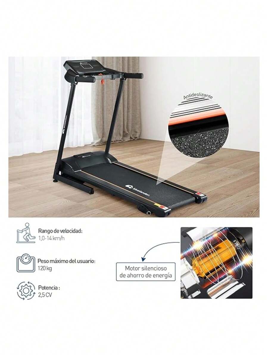 Caminadora Electrica Plegable. Bluelander