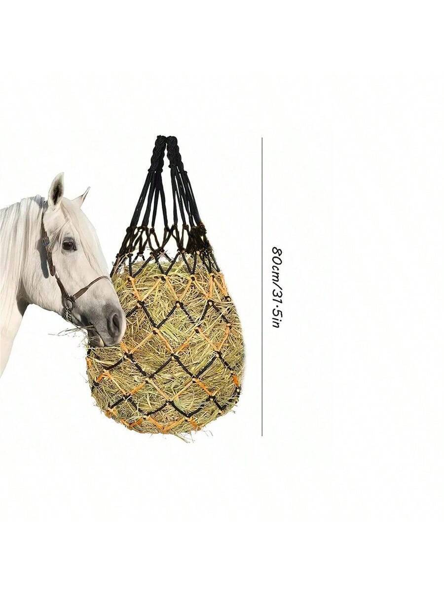 Bolsa colgante para alimentar heno