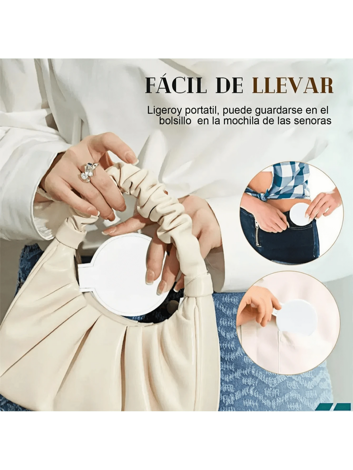 50 espejos de maquillaje portátiles