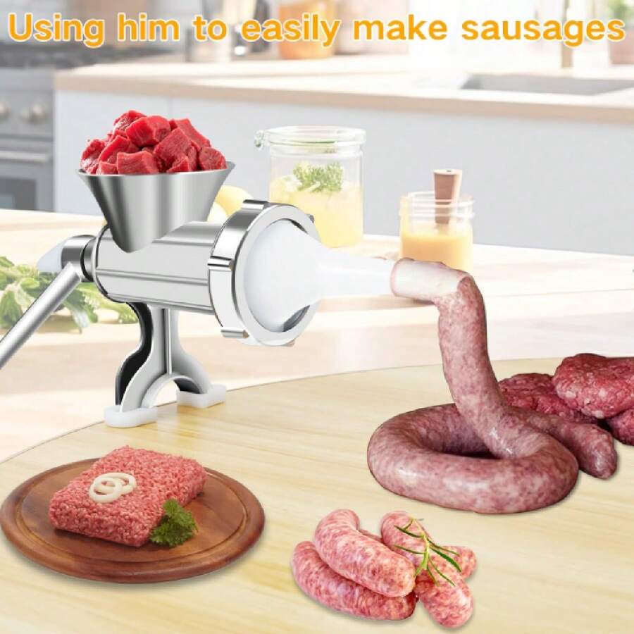 Molinillo de carne, de acero inoxidable manual