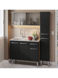 Cocina Integral Completa Modular Madesa Emilly 137cm