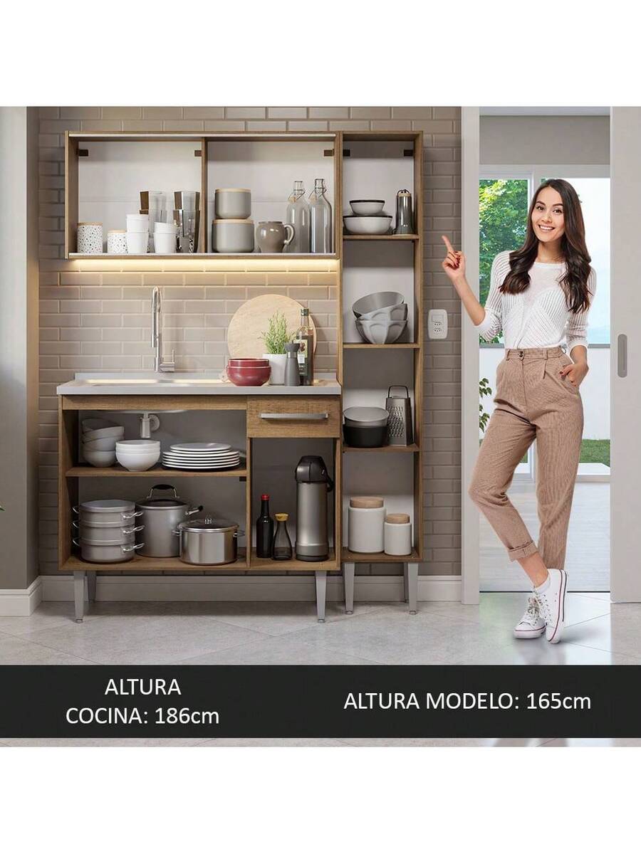 Mueble Cocina Compacta 137cm