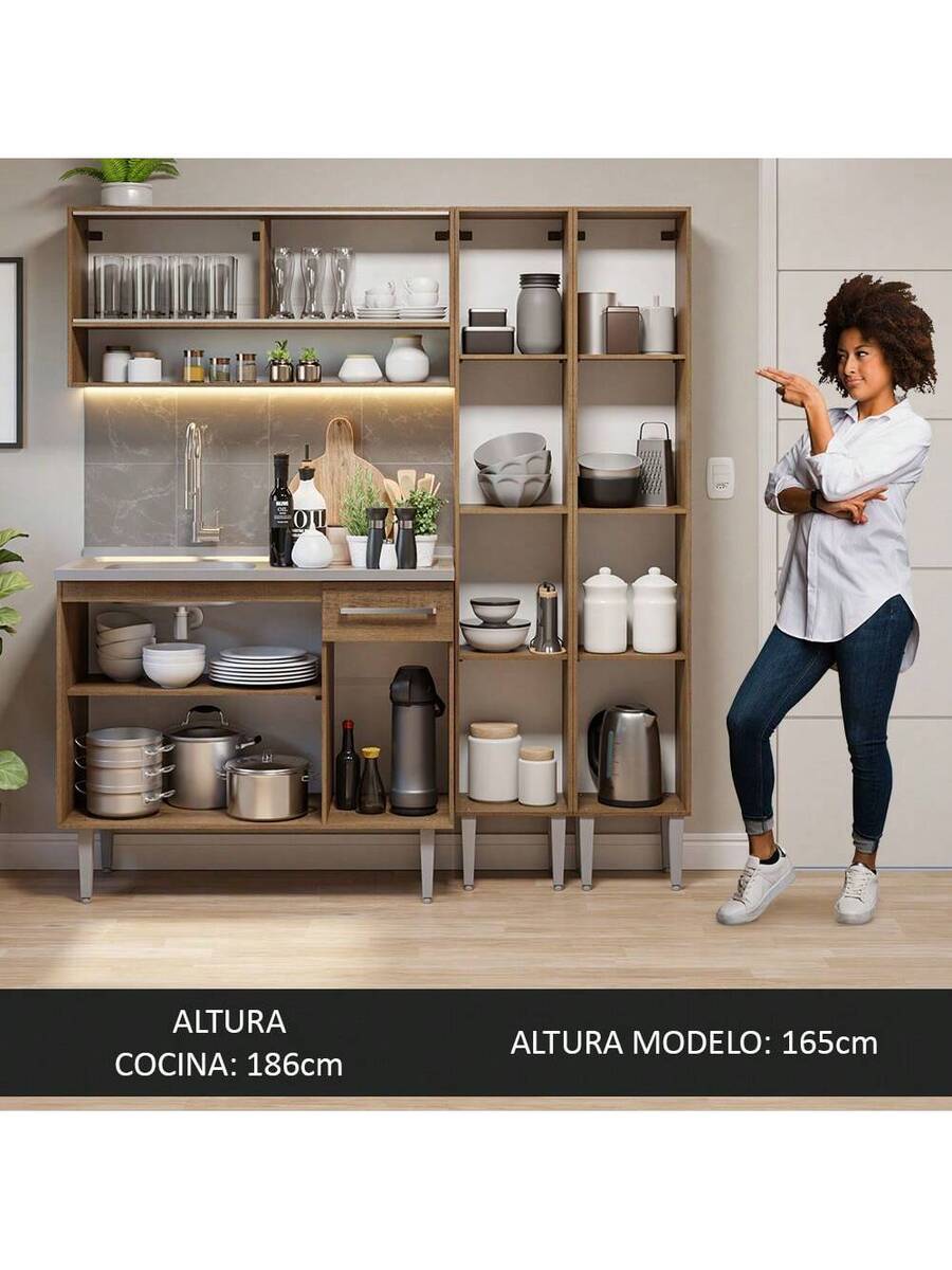 Mueble Cocina Compacta 169cm