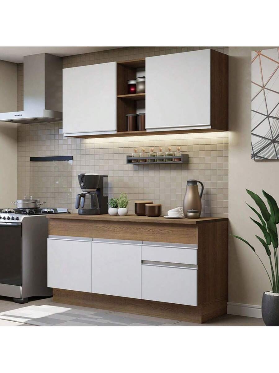 Cocina Integral Completa Modular Madesa Glamy 150cm