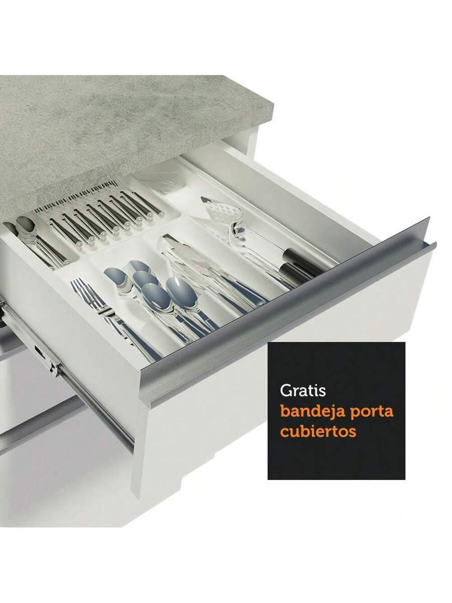 Cocina Integral Madesa Glamy Sin Tarja 180 Cm
