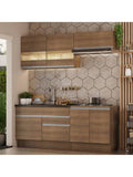 Mueble De Cocina Completo Rustic Glamy Madesa De 200cm
