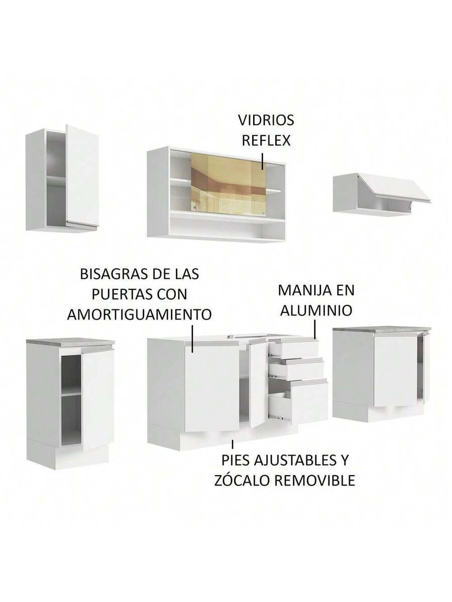 Cocina Integral Madesa Glamy