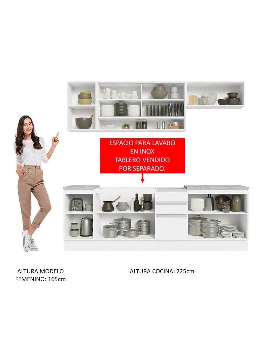 Cocina Integral Madesa Glamy