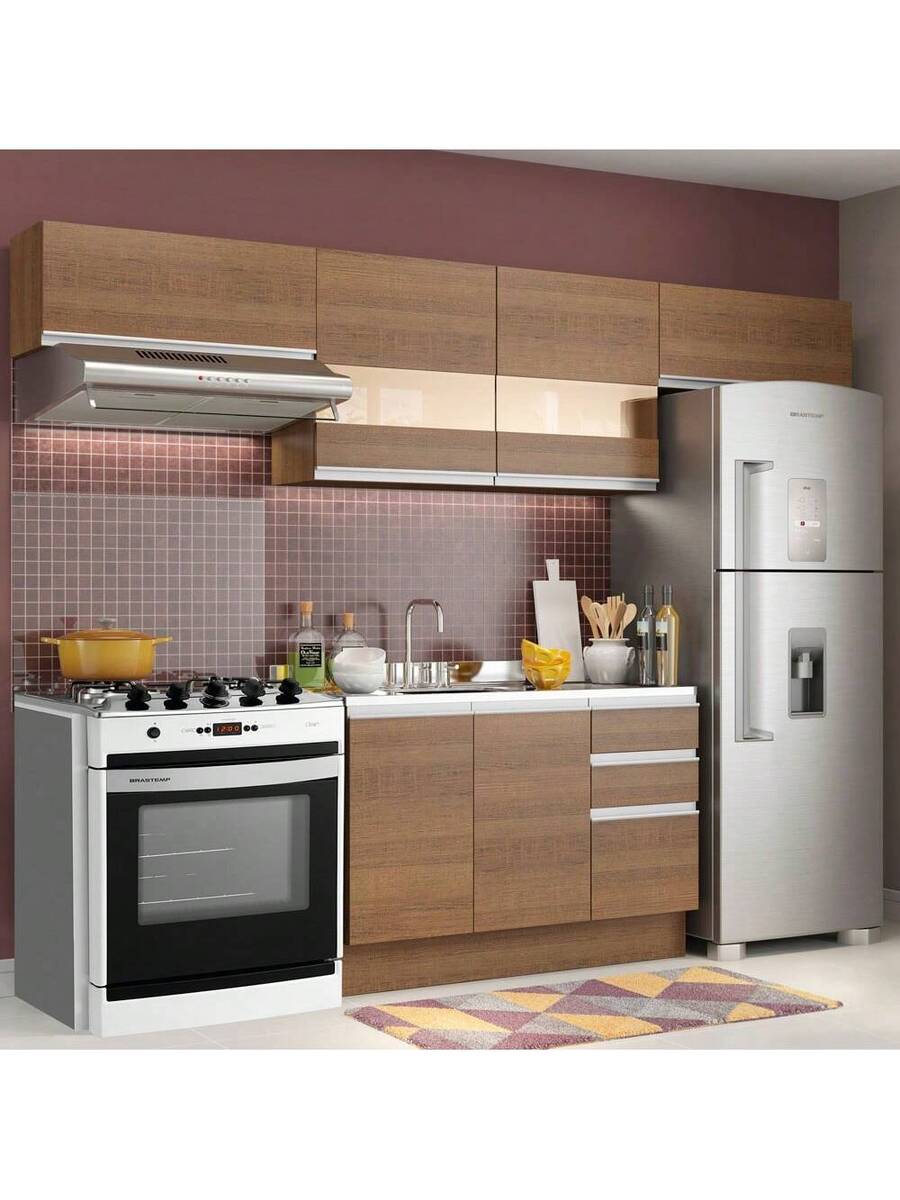 Cocina Integral Completa Modular Madesa Marina 280cm