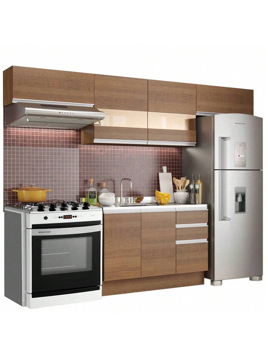 Cocina Integral Completa Modular Madesa Marina 280cm