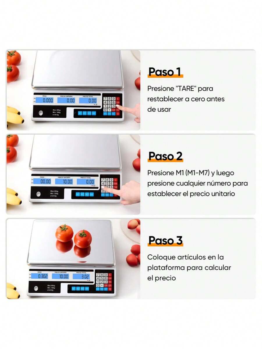 Bascula Comercial Digital 40kg Economica