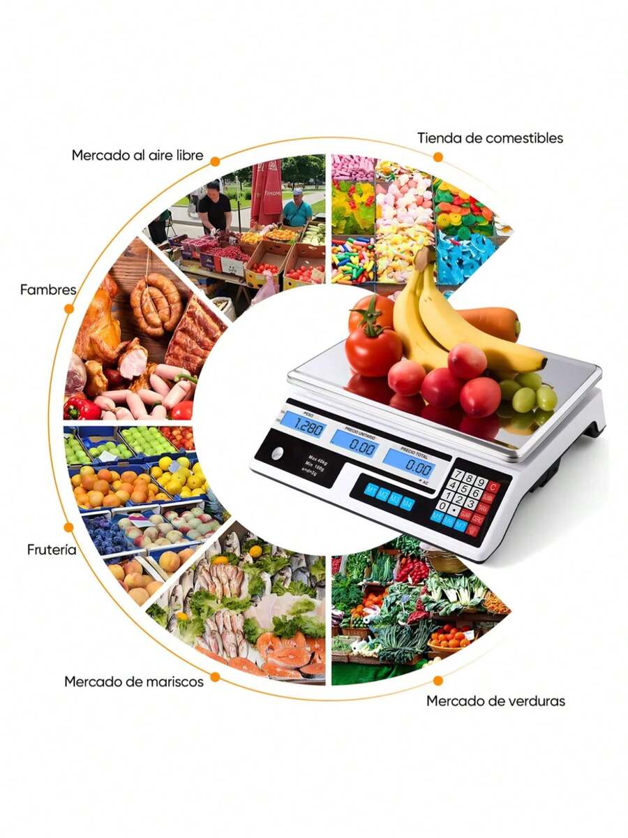 Bascula Comercial Digital 40kg Economica