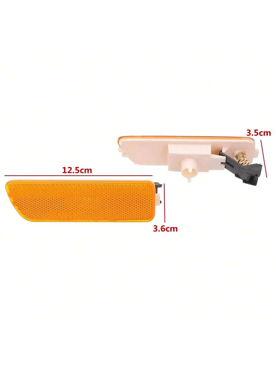 Par Cuartos Laterales Jetta A4 02-06 Facia Ambar Parachoques