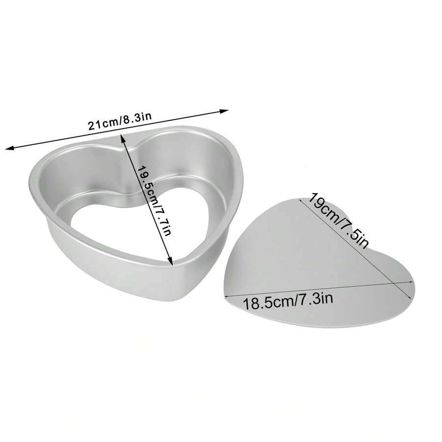 Moldes para tartas en forma de corazón