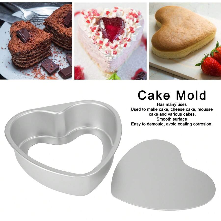 Moldes para tartas en forma de corazón
