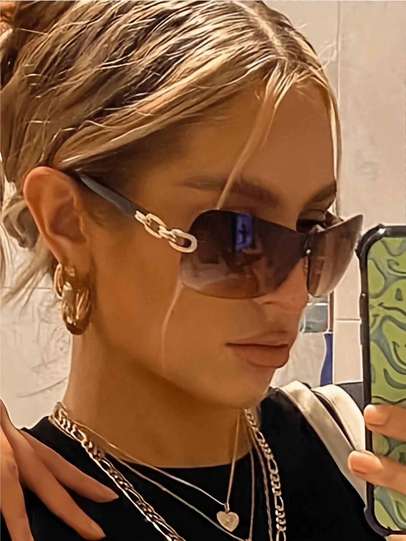 gafas cuadradas extragrandes