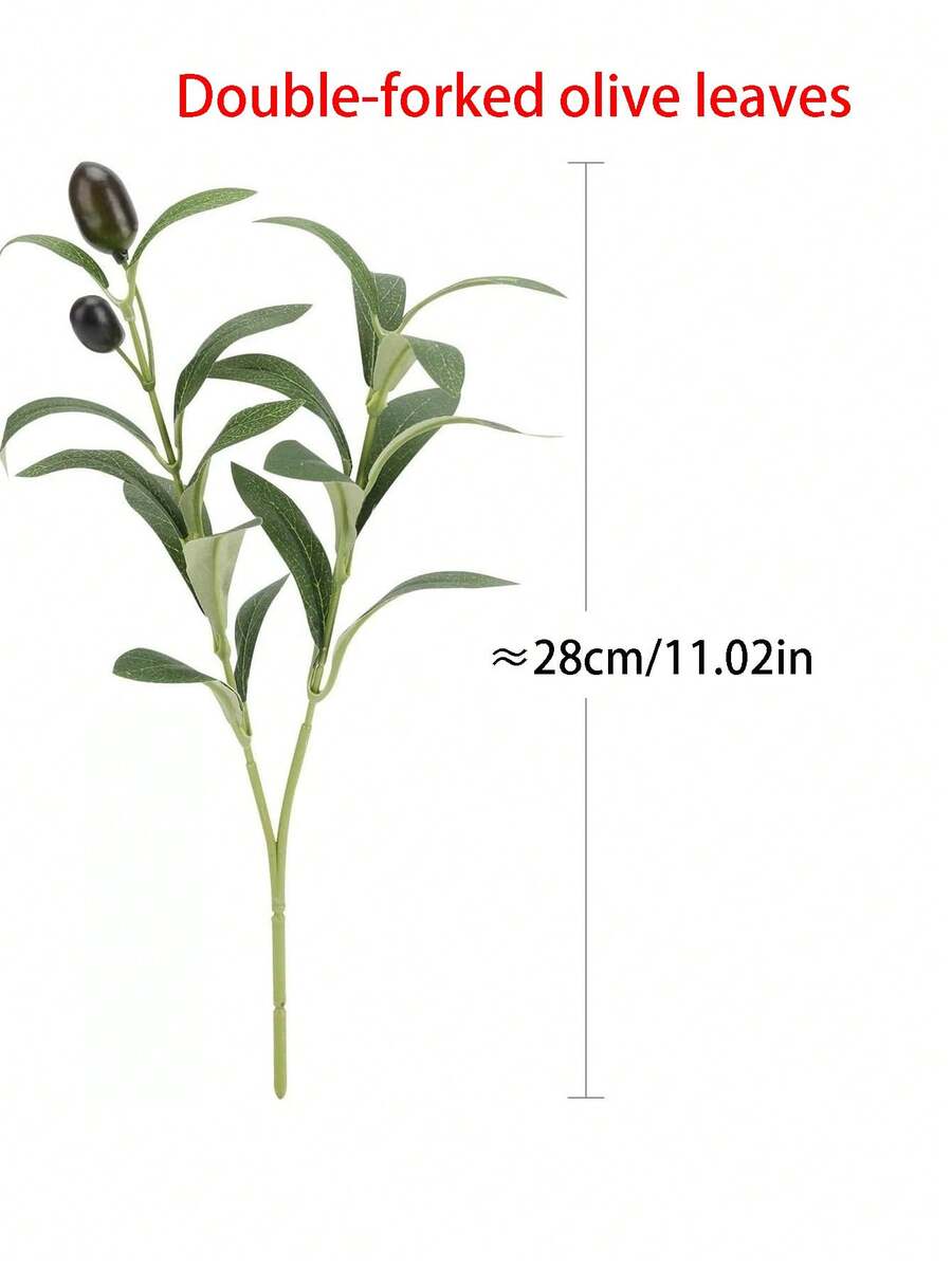 piezas de ramas de olivo artificiales