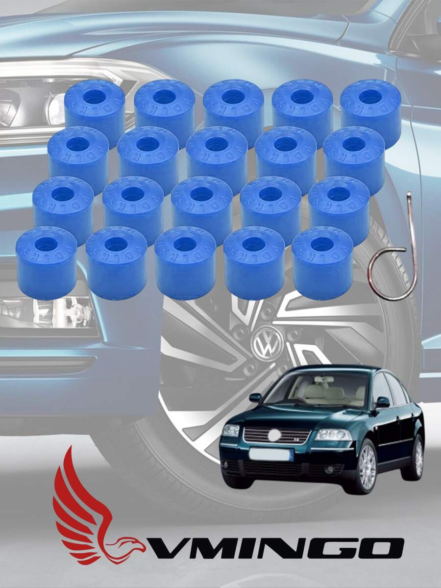 20 Piezas Tapon Redondo VW Deportivo Cubre Birlo Tapa Perno 17mm