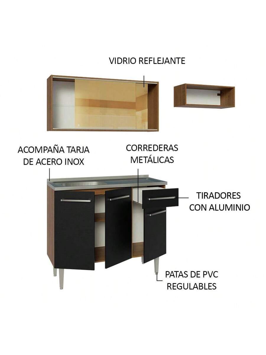 Cocina Integral Completa Modular Madesa