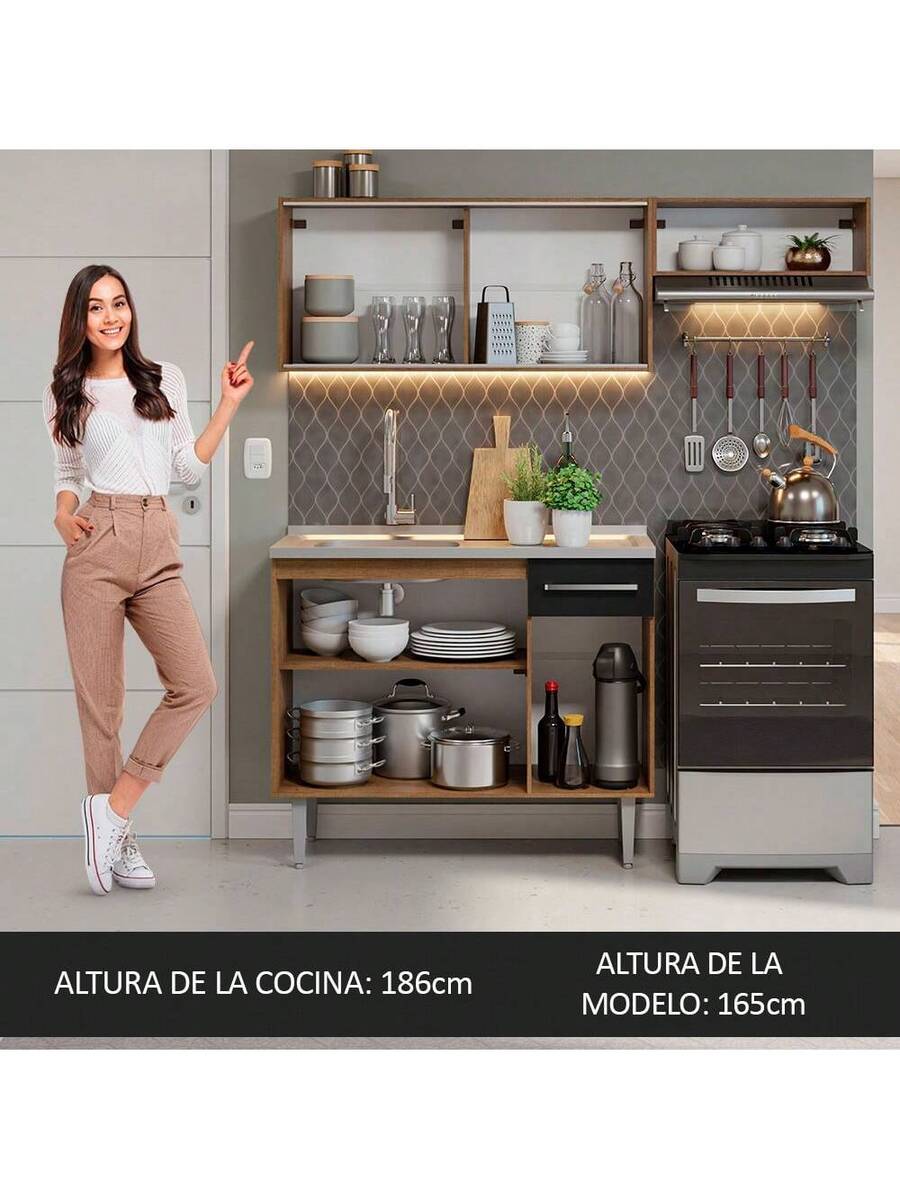 Cocina Integral Completa Modular Madesa