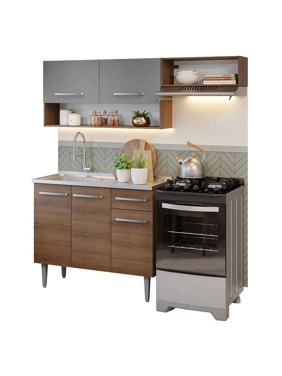 Cocina Integral Completa Modular Madesa 165cm