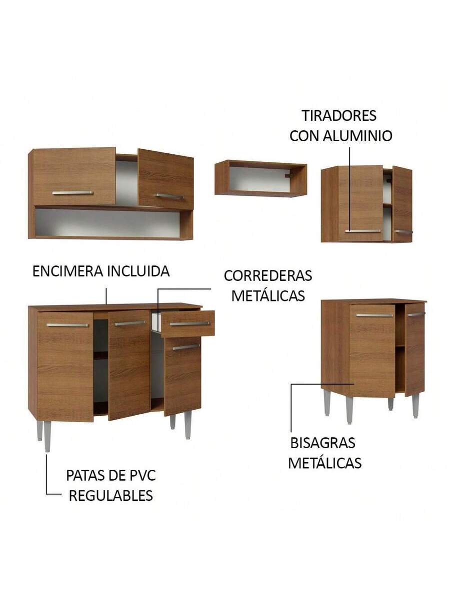 Cocina Integral Completa 229cm