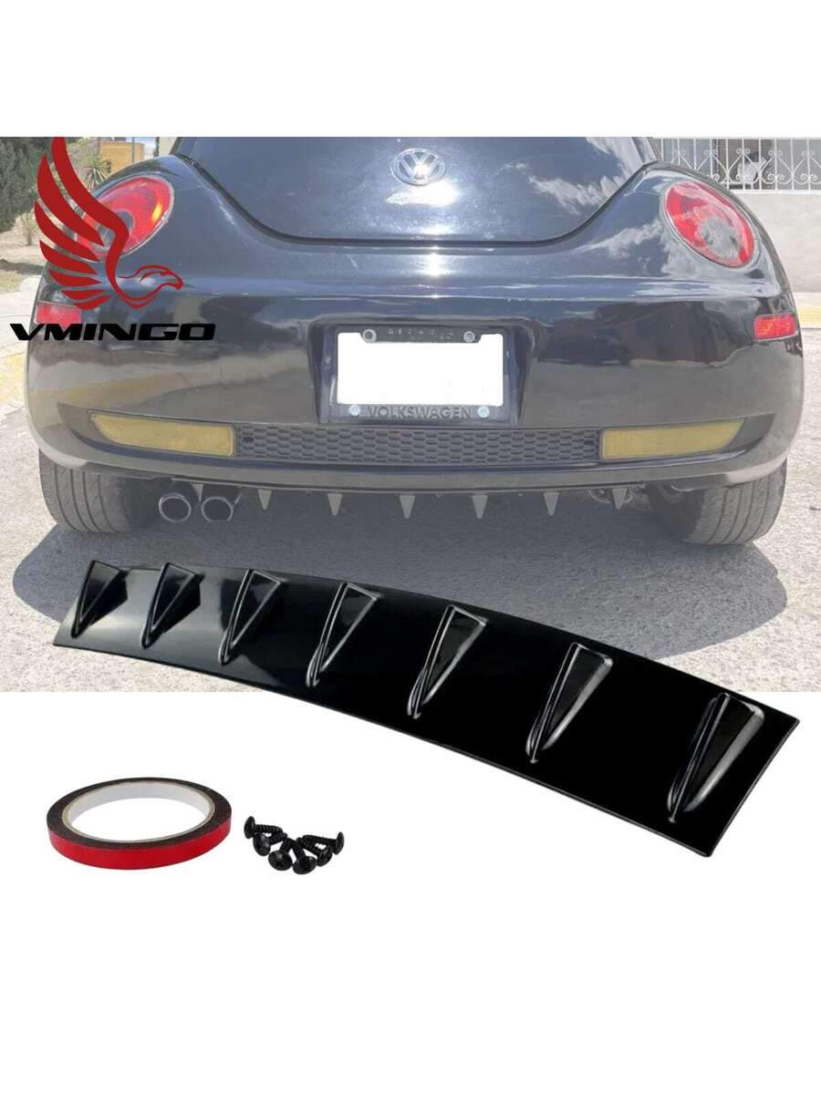 Vmingo Difusor trasero 7 aletas universal para bumper/facia