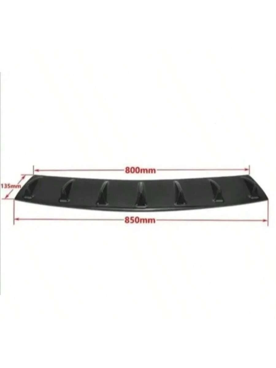 Vmingo Difusor trasero 7 aletas universal para bumper/facia